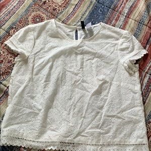 H&M white blouse